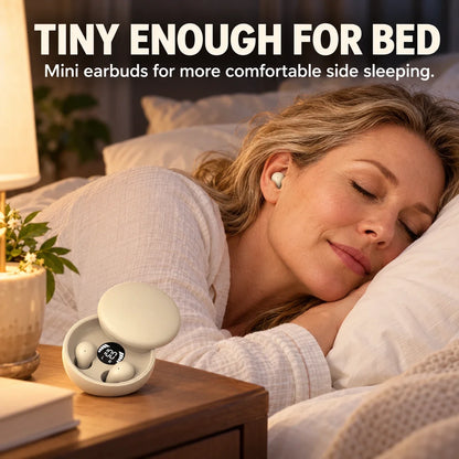 😴 Mini Sleep Earbuds | Sleep Smaller. Listen Better.