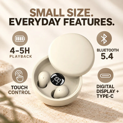 😴 Mini Sleep Earbuds | Sleep Smaller. Listen Better.