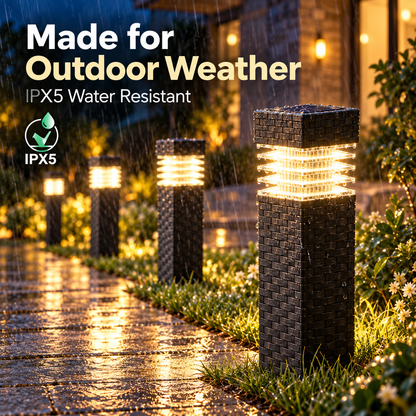 🌞 Solar Garden Pathway Lights – No Wires, Automatic Night Glow ✨