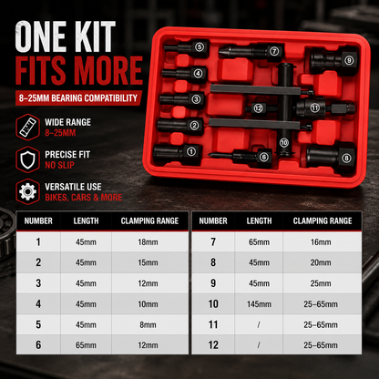 ⚒️ 10Pcs Heavy Duty Blind Hole Bearing Puller Tool Set