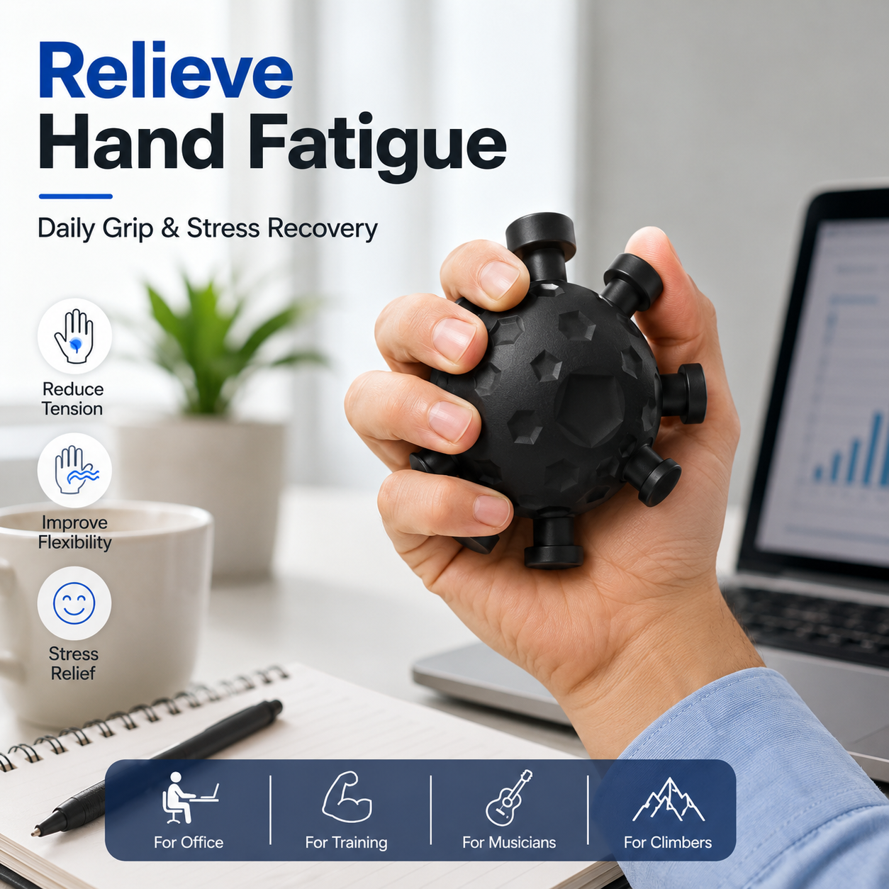 Finger Hand Grip Strengthener