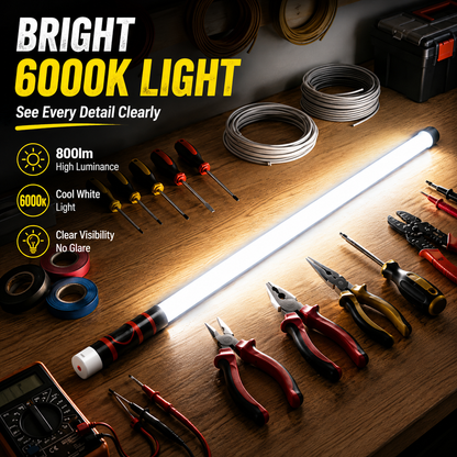 THOUSAND SUNNY Flexible LED Light Stick 30", Rechargeable Bendable Work Light with 3 Modes High Lumen
