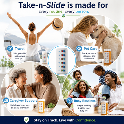 TAKE-N-SLIDE Peel and Stick Reusable for 12 + Refills
