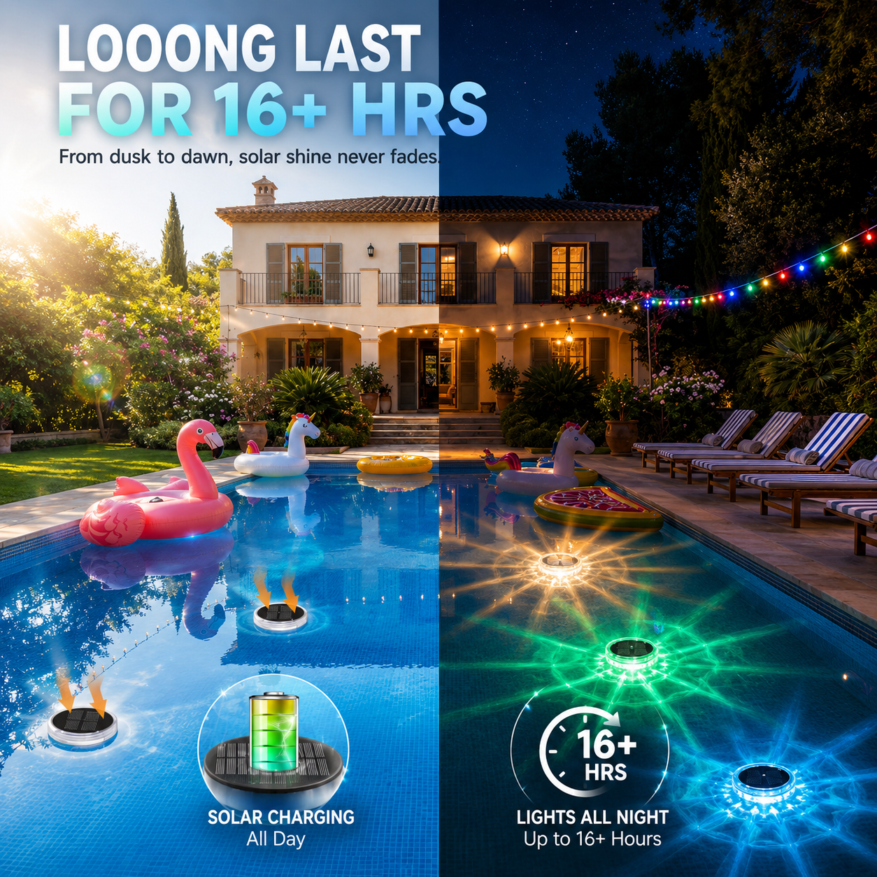 Solar Floating Pool Lights™ – Transform Your Pool Into A Luxury Night Oasis