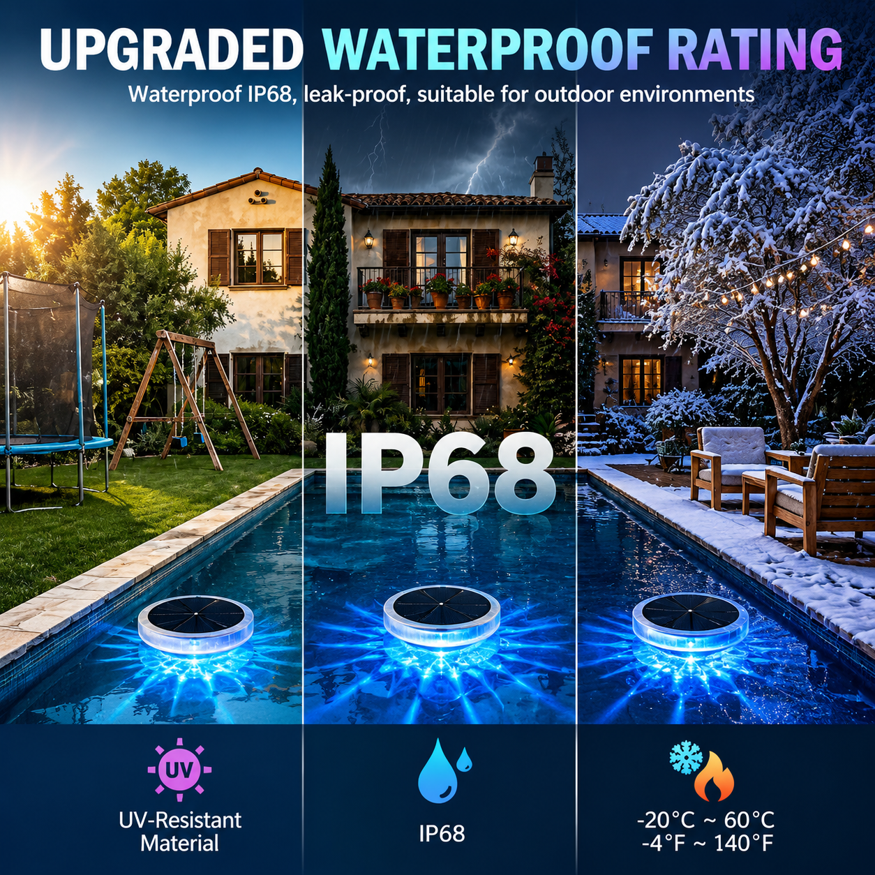Solar Floating Pool Lights™ – Transform Your Pool Into A Luxury Night Oasis