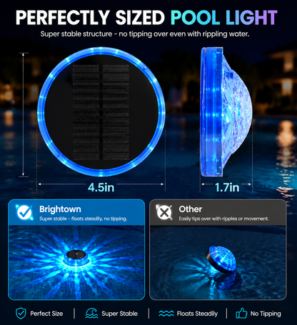 Solar Floating Pool Lights™ – Transform Your Pool Into A Luxury Night Oasis
