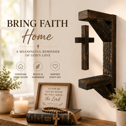 ✝️ The Floating Cross™ – A Beautiful Symbol of Faith & God's Grace
