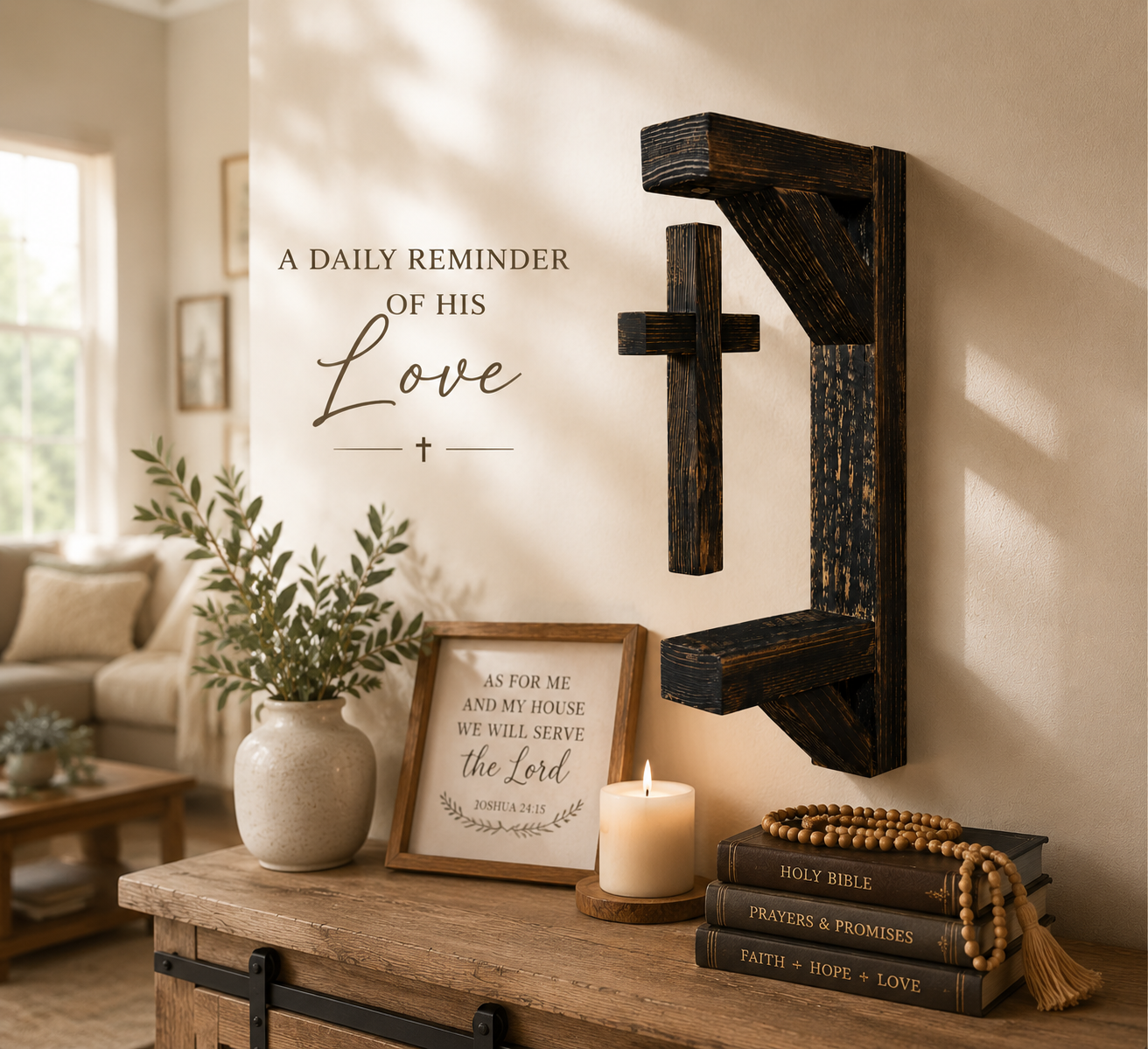 ✝️ The Floating Cross™ – A Beautiful Symbol of Faith & God's Grace