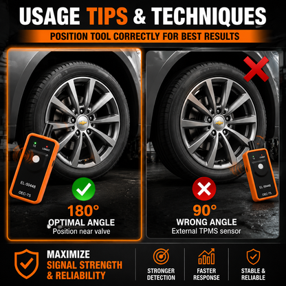 🚗 Reset Your TPMS Light in Minutes – EL-50448 Tire Pressure Relearn Tool for GM Cars