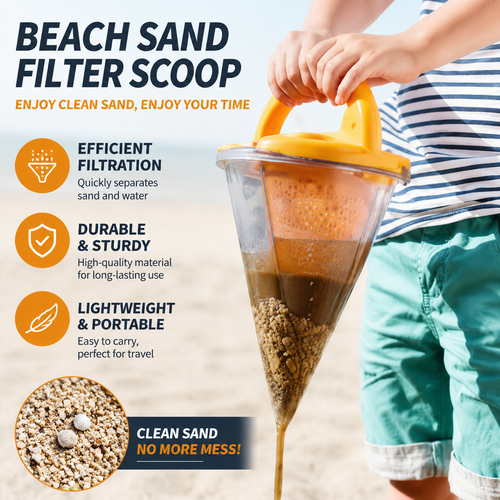 ✨Kids Sand & Water Funnel – Creative Beach Toy for Drip Sand Castles & Outdoor Play