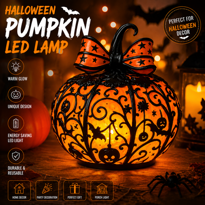 Halloween Pumpkin LED Light | Spooky Jack-O’-Lantern Atmosphere Lamp for Home Decoration（副本）