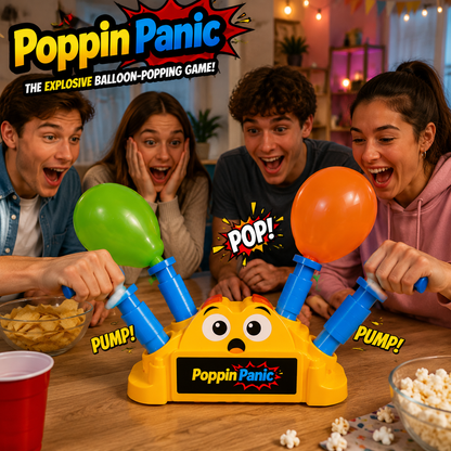 💥 Poppin Panic™ | The Ultimate Balloon Explosion Party Game – Who Will Make It POP?!