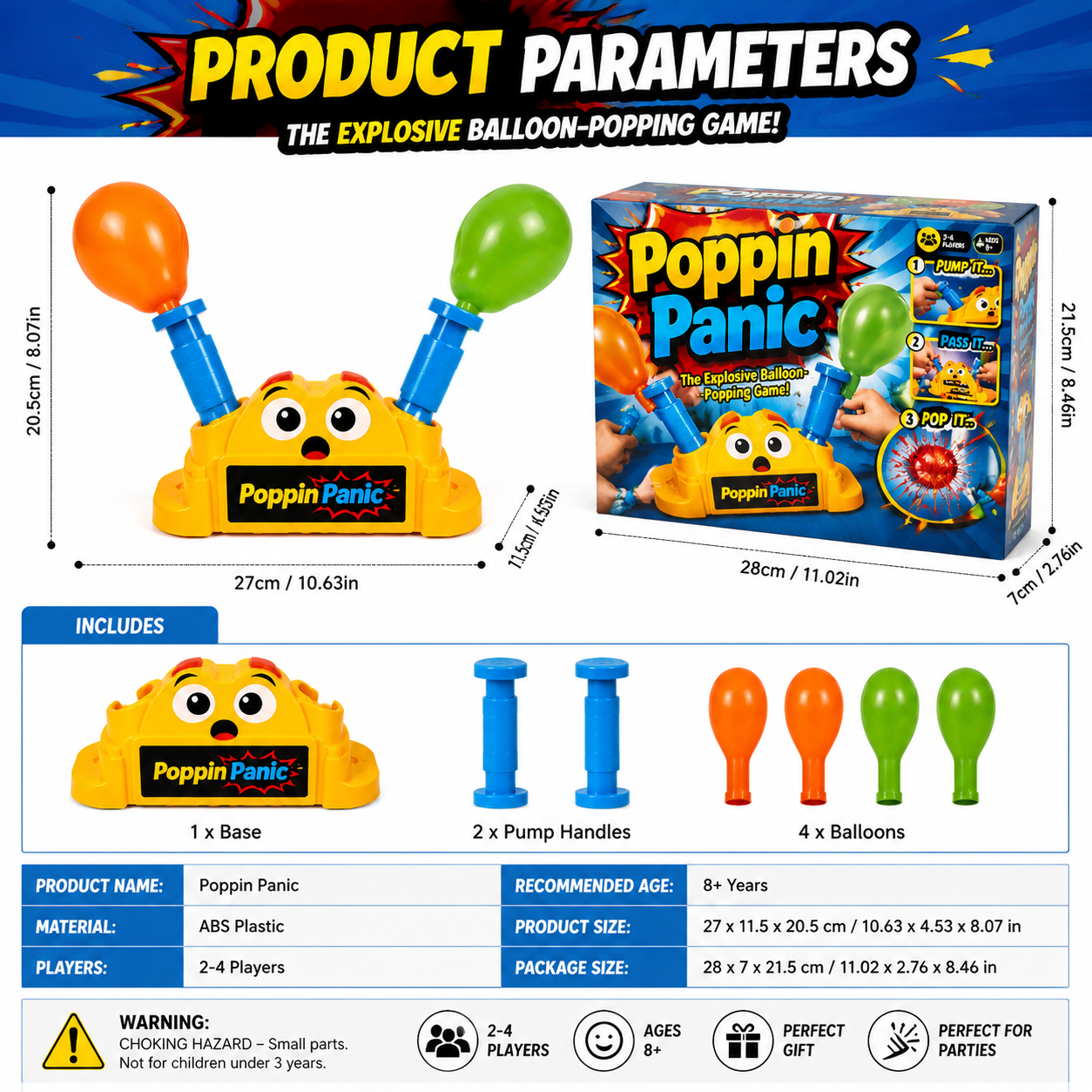 💥 Poppin Panic™ | The Ultimate Balloon Explosion Party Game – Who Will Make It POP?!