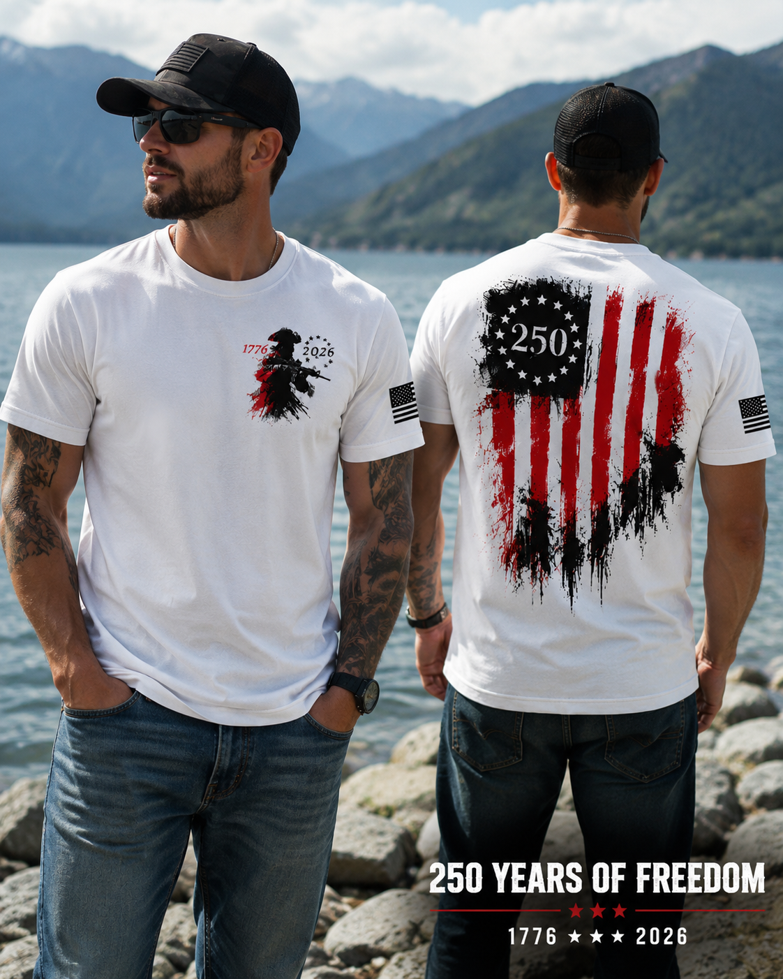 🇺🇸 1776 → 2026 Independence Day Tee | 250 Years of Freedom Limited Edition