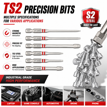 🔥 Professional S2 Steel Long Reach Security Torx Bit Set  Extended Reach • Precision Fit • Built for Professionals