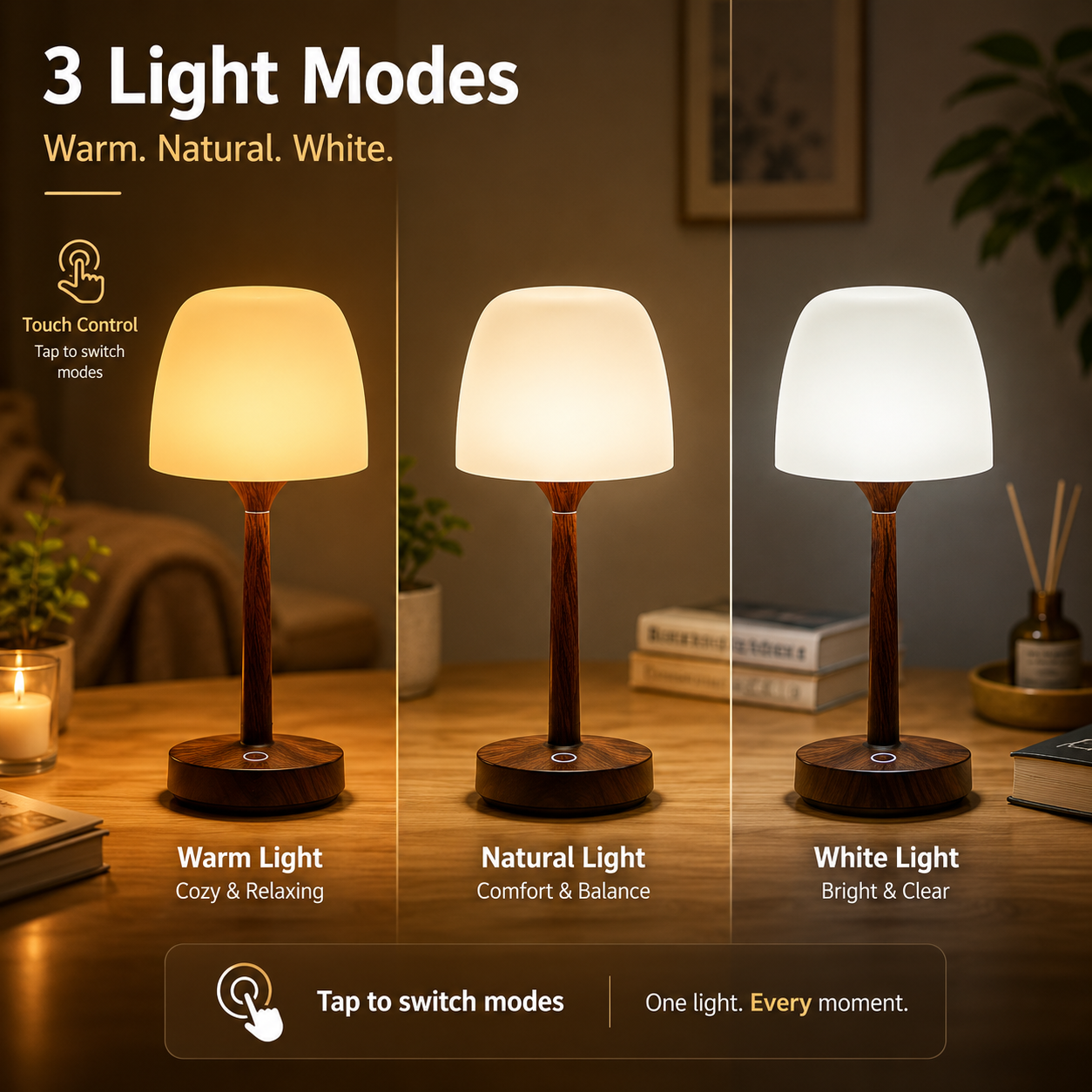 Waterproof Shower Lamp | Spa-Like Rechargeable Bathroom Light