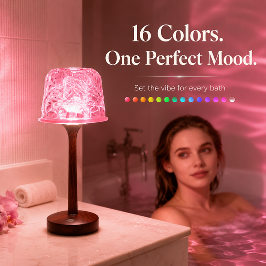 Waterproof Shower Lamp | Spa-Like Rechargeable Bathroom Light