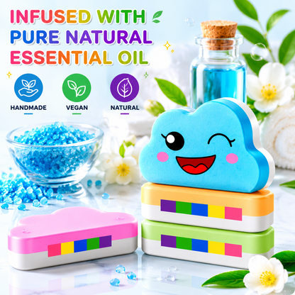 🛁Kids Bath Bombs with Surprise Toys Inside – Turn Bath Time into a Magical Rainbow Experience
