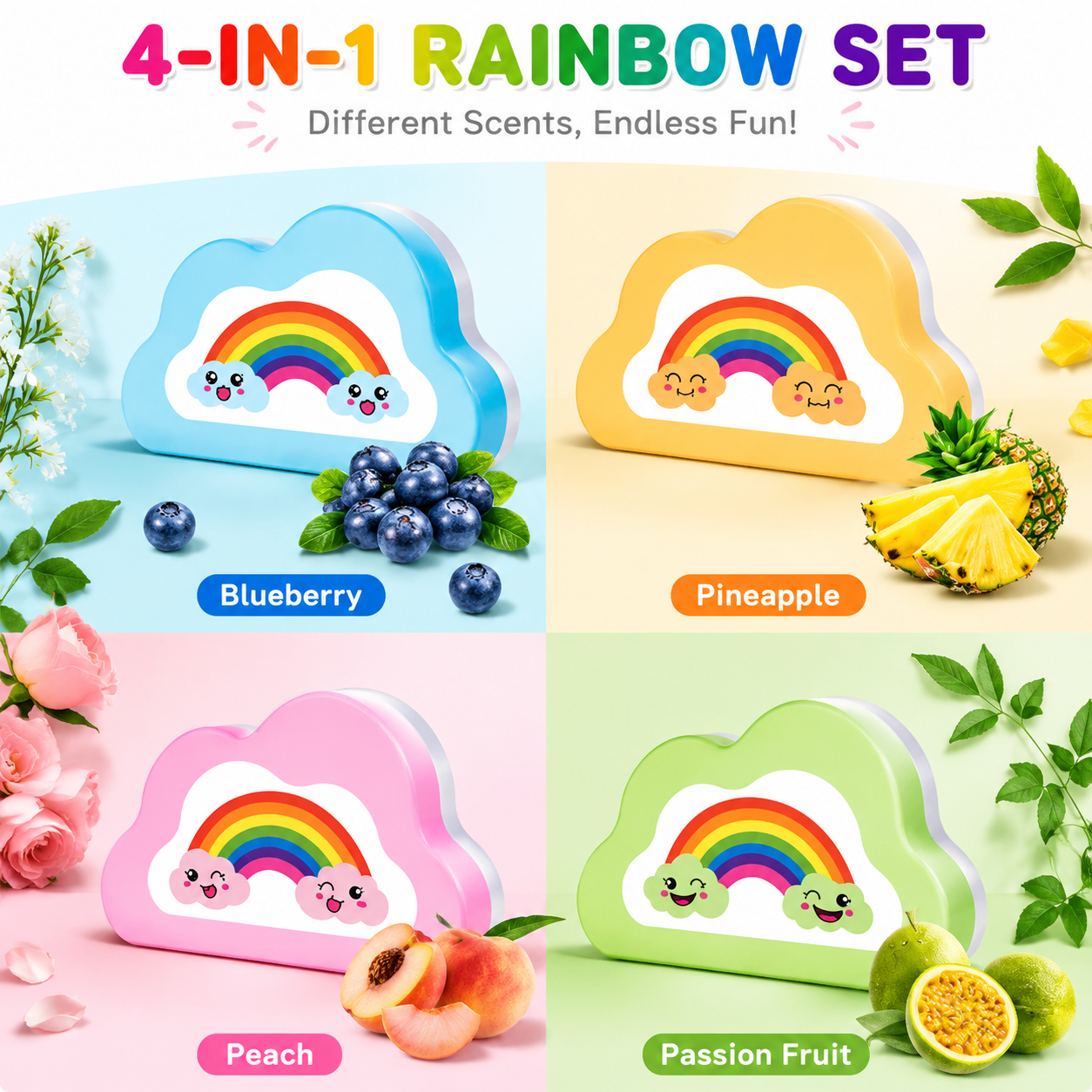 🛁Kids Bath Bombs with Surprise Toys Inside – Turn Bath Time into a Magical Rainbow Experience