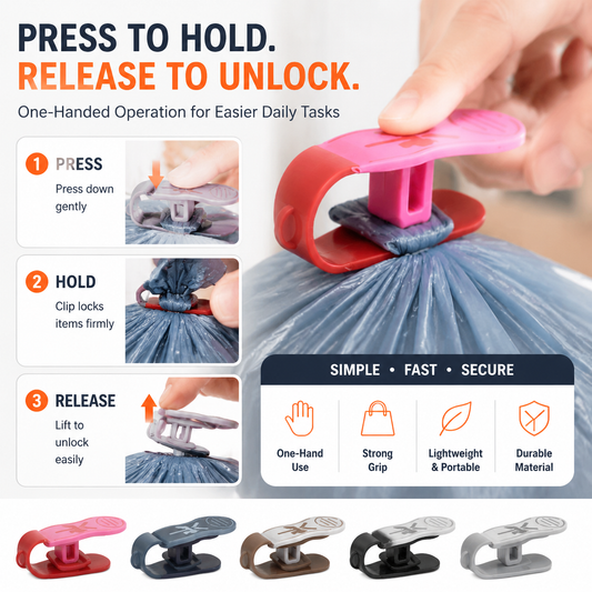 🧤 Hands-Free Grip Assist Tool – Arthritis & Weak Hand Strength Daily Living Aid Clip