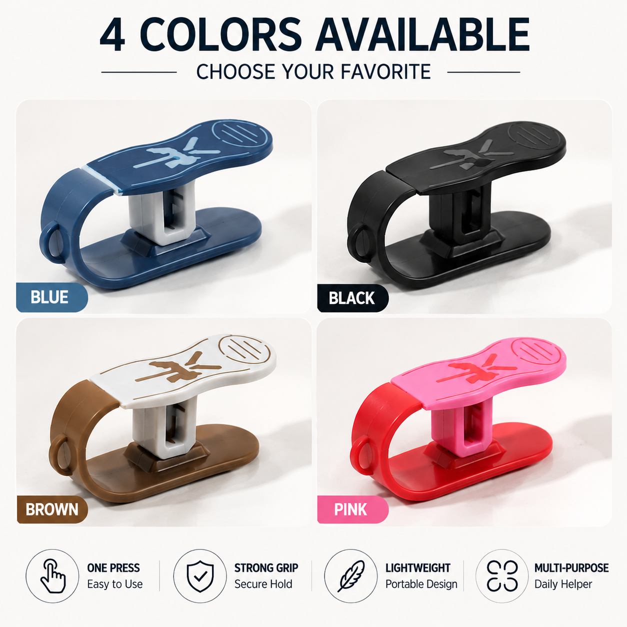 🧤 Hands-Free Grip Assist Tool – Arthritis & Weak Hand Strength Daily Living Aid Clip