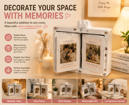 💌 Memory Album Scrapbook – Handmade Emotional Photo Book Gift for Couples, Family & Loved Ones