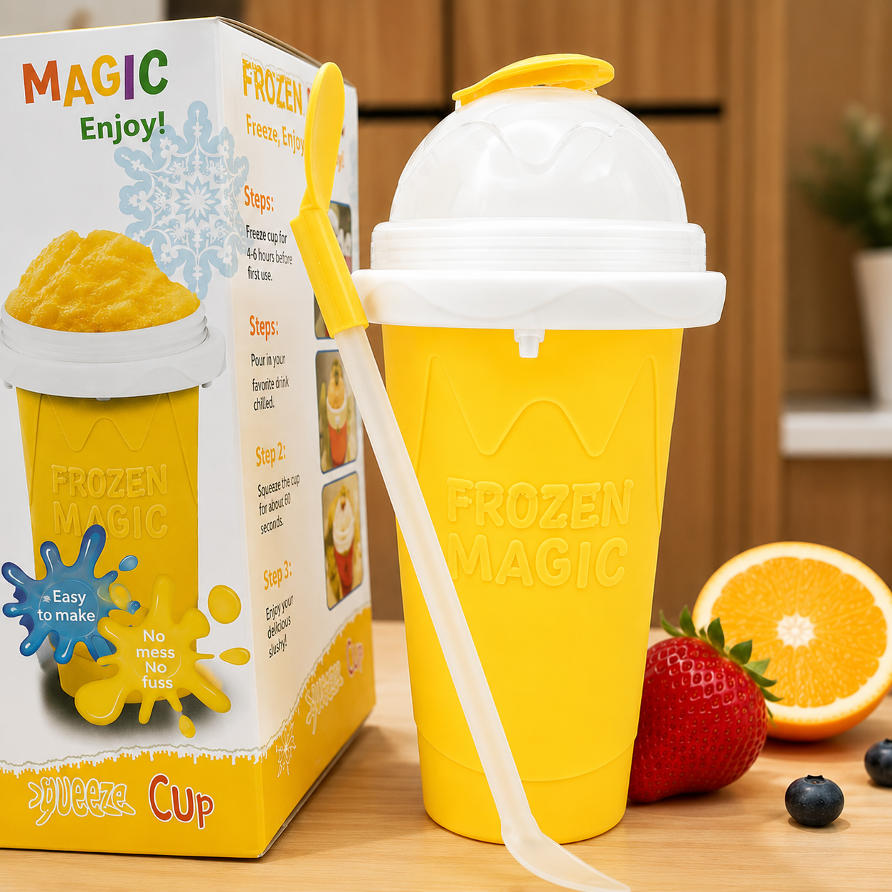 Slushy Maker Cup | 60-Second Reusable Frozen Drink Maker