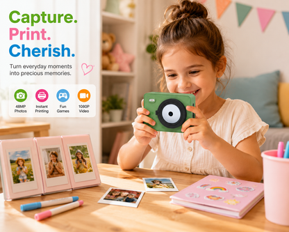 KidsSnap™ Instant Color Print Camera