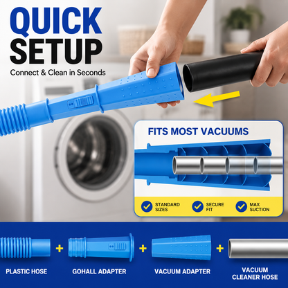 Dryer Vent Cleaner Kit | Deep Lint Vacuum Attachment