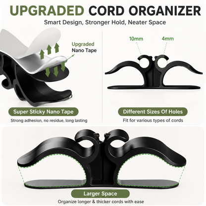 ✨ No More Messy Cords – Universal Kitchen Appliance Cord Organizer