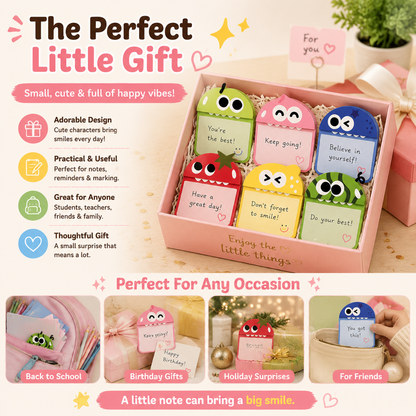 🌈 Cute Character Sticky Notes – Kawaii Memo Pads For Study, Journaling & Planning