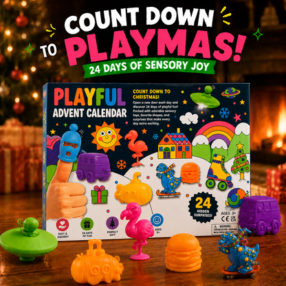 🔥 LAST DAY 50% OFF-🎄 24-Day Squishy Christmas Advent Calendar – 24 Surprise Sensory Toys For Kids