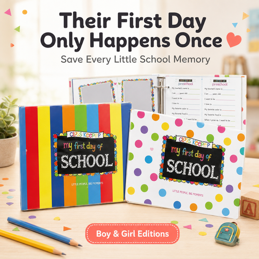 🔥 LAST DAY 50% OFF-🥹 First & Last Day Preschool Memory Book – Kids’ School Keepsake Album