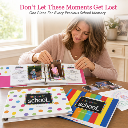 🔥 LAST DAY 50% OFF-🥹 First & Last Day Preschool Memory Book – Kids’ School Keepsake Album