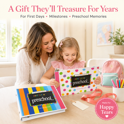 🔥 LAST DAY 50% OFF-🥹 First & Last Day Preschool Memory Book – Kids’ School Keepsake Album