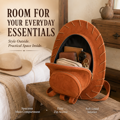 Western Hat Backpack – Unique Cowgirl Style Bag For Everyday Adventures🤠