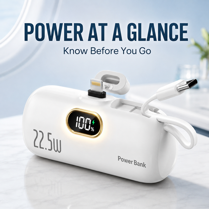 ⚡ Mini 5000mAh 22.5W Portable Power Bank