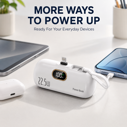 ⚡ Mini 5000mAh 22.5W Portable Power Bank