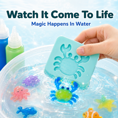 🔥 LAST DAY 50% OFF-🌊 Magic Water Sea Animal DIY Kit – Create, Dip & Watch It Come Alive