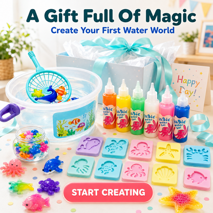 🔥 LAST DAY 50% OFF-🌊 Magic Water Sea Animal DIY Kit – Create, Dip & Watch It Come Alive