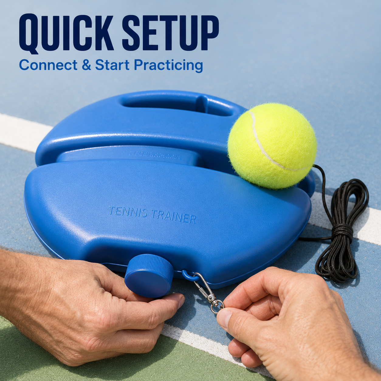 🎾 Solo Tennis Trainer – No Partner Needed