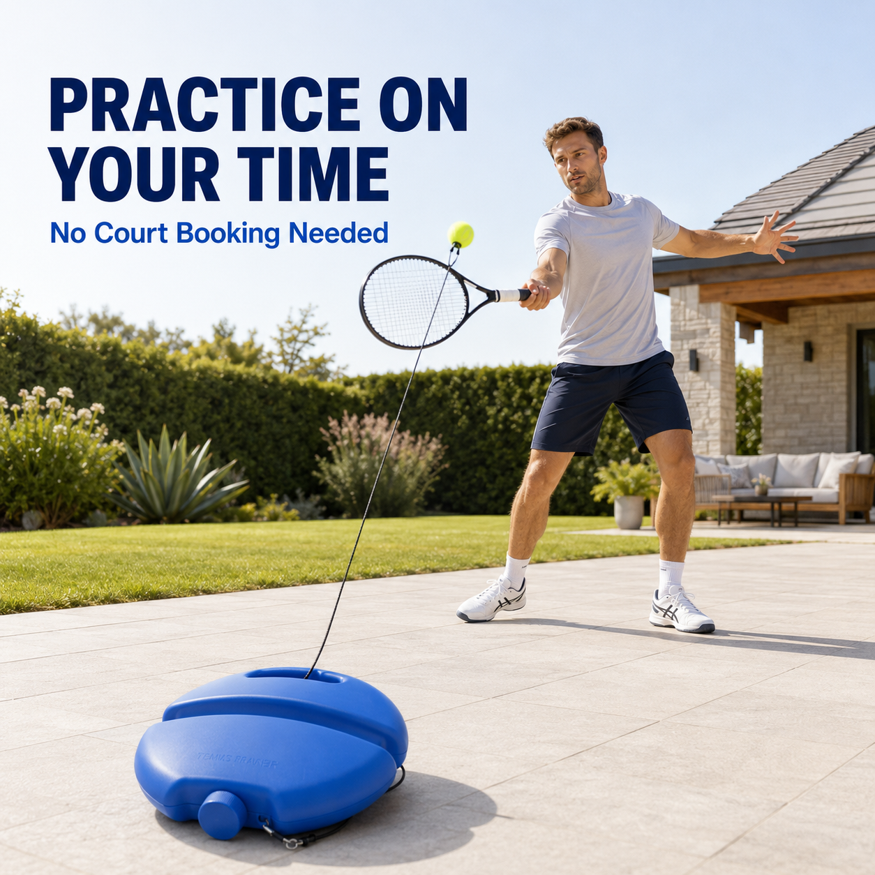 🎾 Solo Tennis Trainer – No Partner Needed