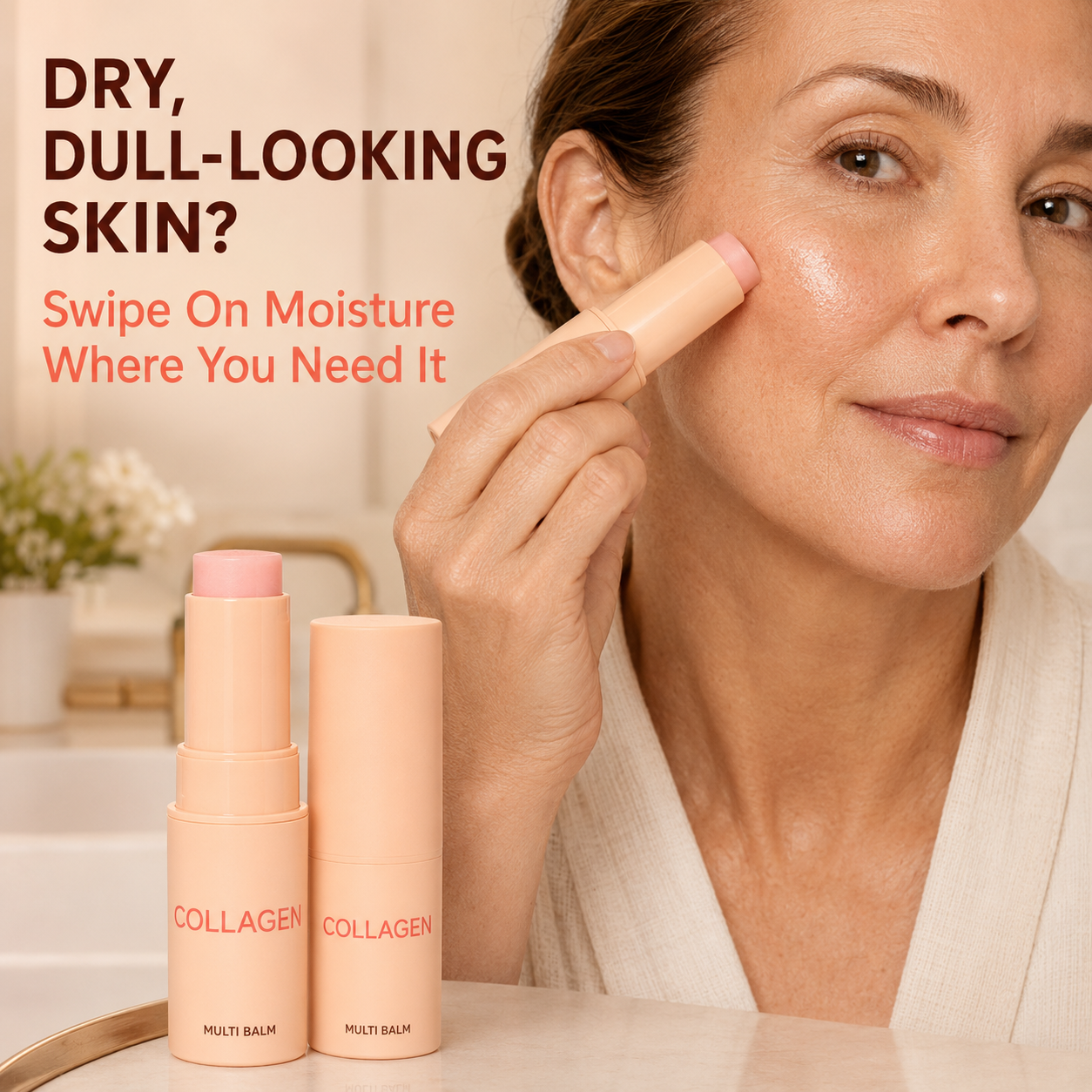 ✨ Collagen Multi Balm – Hydrating Glow Stick