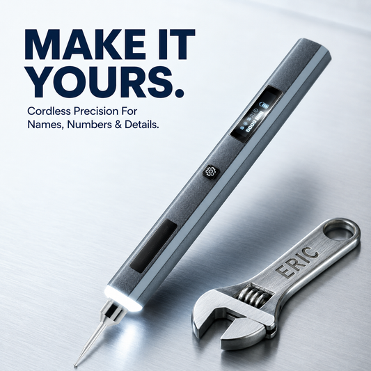 ✍️ Cordless Electric Engraving Pen – 5-Speed LED DIY Tool Kit