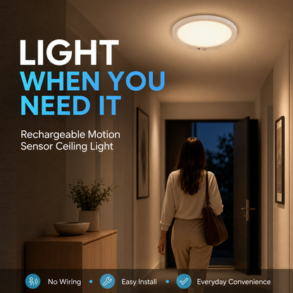 🔥Limited-Time 50% OFF🔥Rechargeable Motion Sensor Light | Ultra-Thin LED Lamp