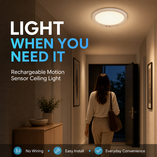 🔥Limited-Time 50% OFF🔥Rechargeable Motion Sensor Light | Ultra-Thin LED Lamp