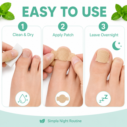 🔥Fungal Nail Patches, 21PCS Nail Repair Strips, Overnight Toenail Care
