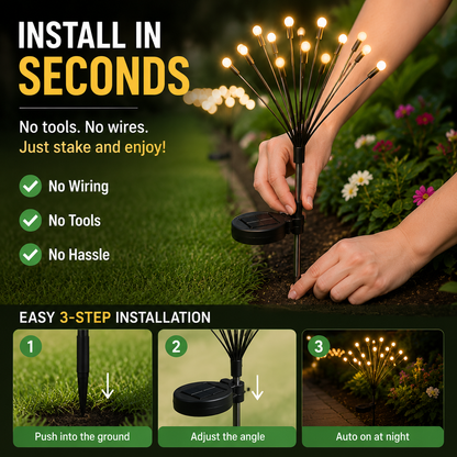 ✨ Turn Your Dark Backyard Into a Cozy Glowing Garden Instantly(4Pcs)