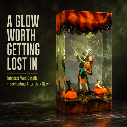 Gothic Resin Scene Night Light 🎃 – 4 Enchanting Styles