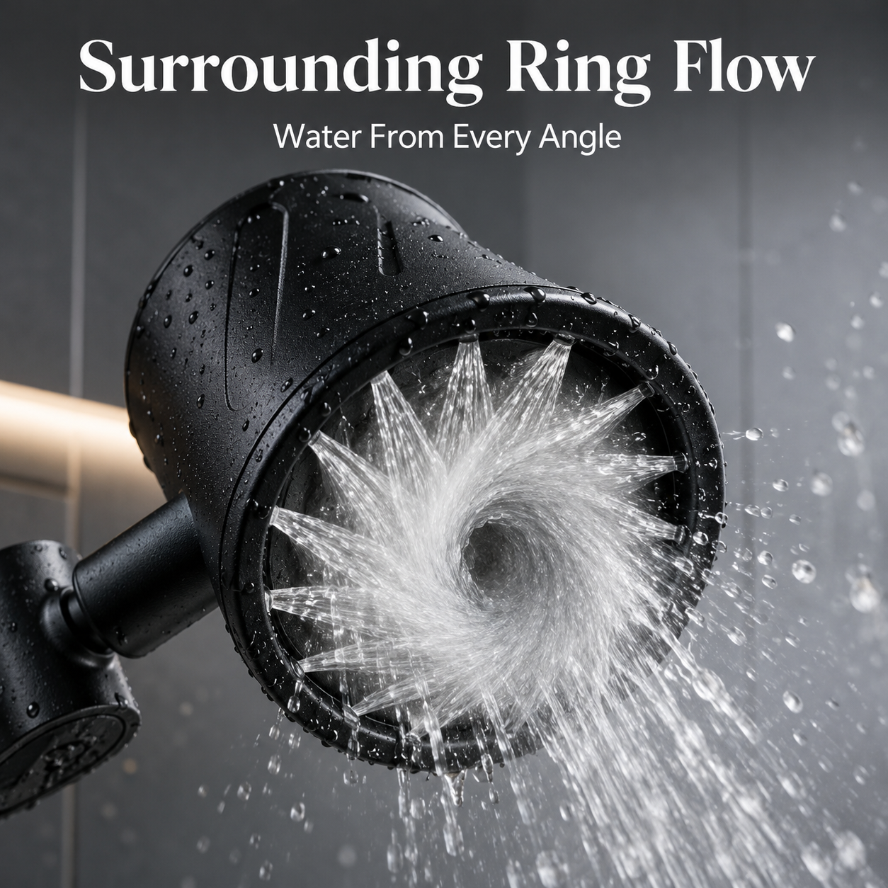 🚿 Targeted Ring-Flow Handheld Shower Head – 5cm/8cm